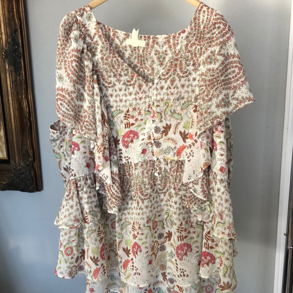 Matilda Jane 2XL 100% Polyester Hi Low blouse